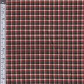Textile Creations Textile Creations RW0143 Rustic Woven Fabric; Micro Plaid Green; Black And Wine; 15 yd. RW0143